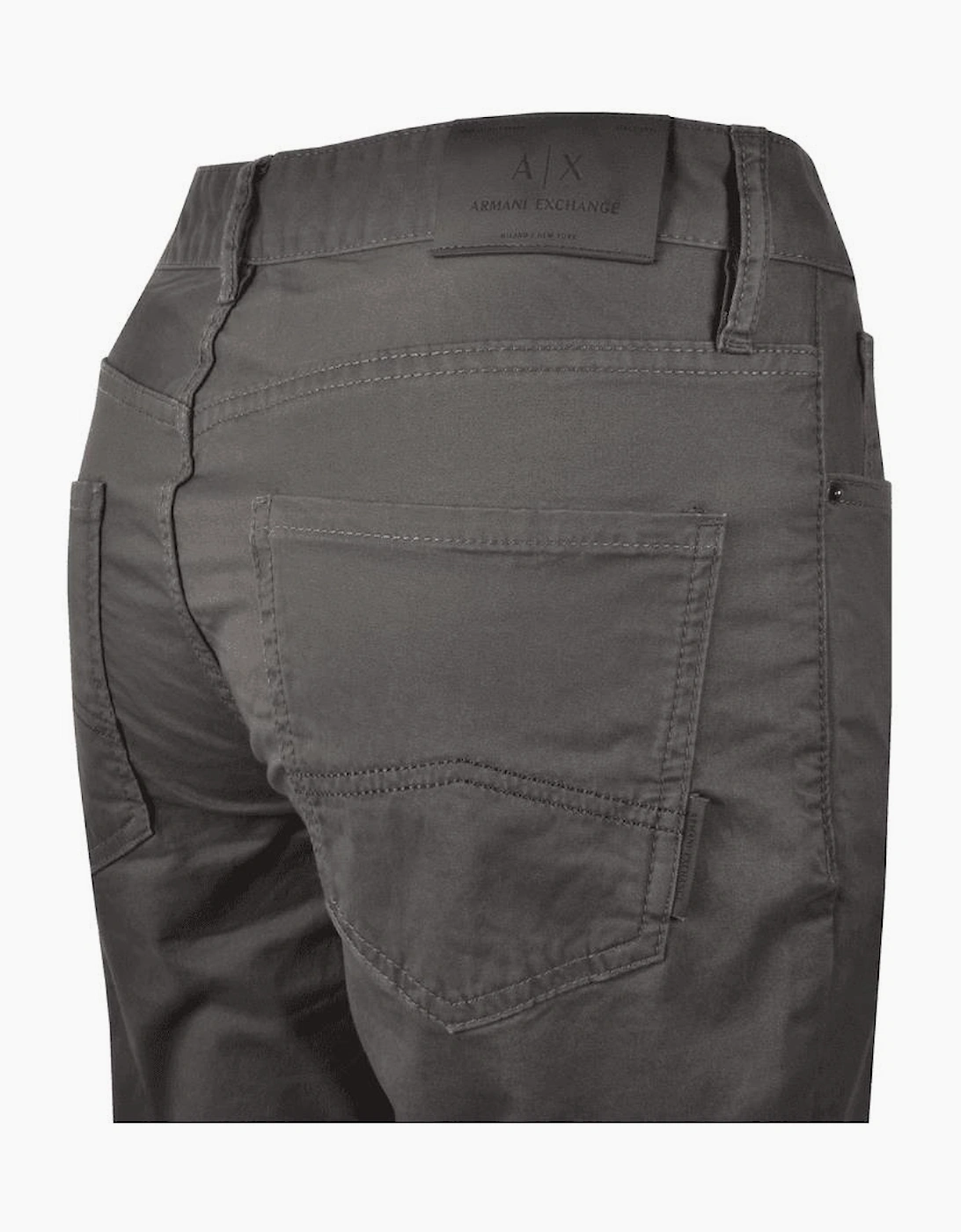 Extra Slim Fit 5-Pocket Grey/Beige Gabardine Jeans