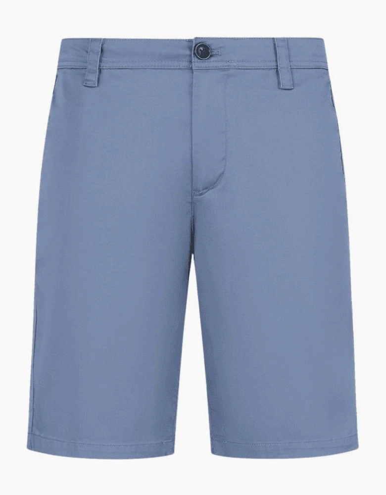 Cotton Blue Chino Shorts