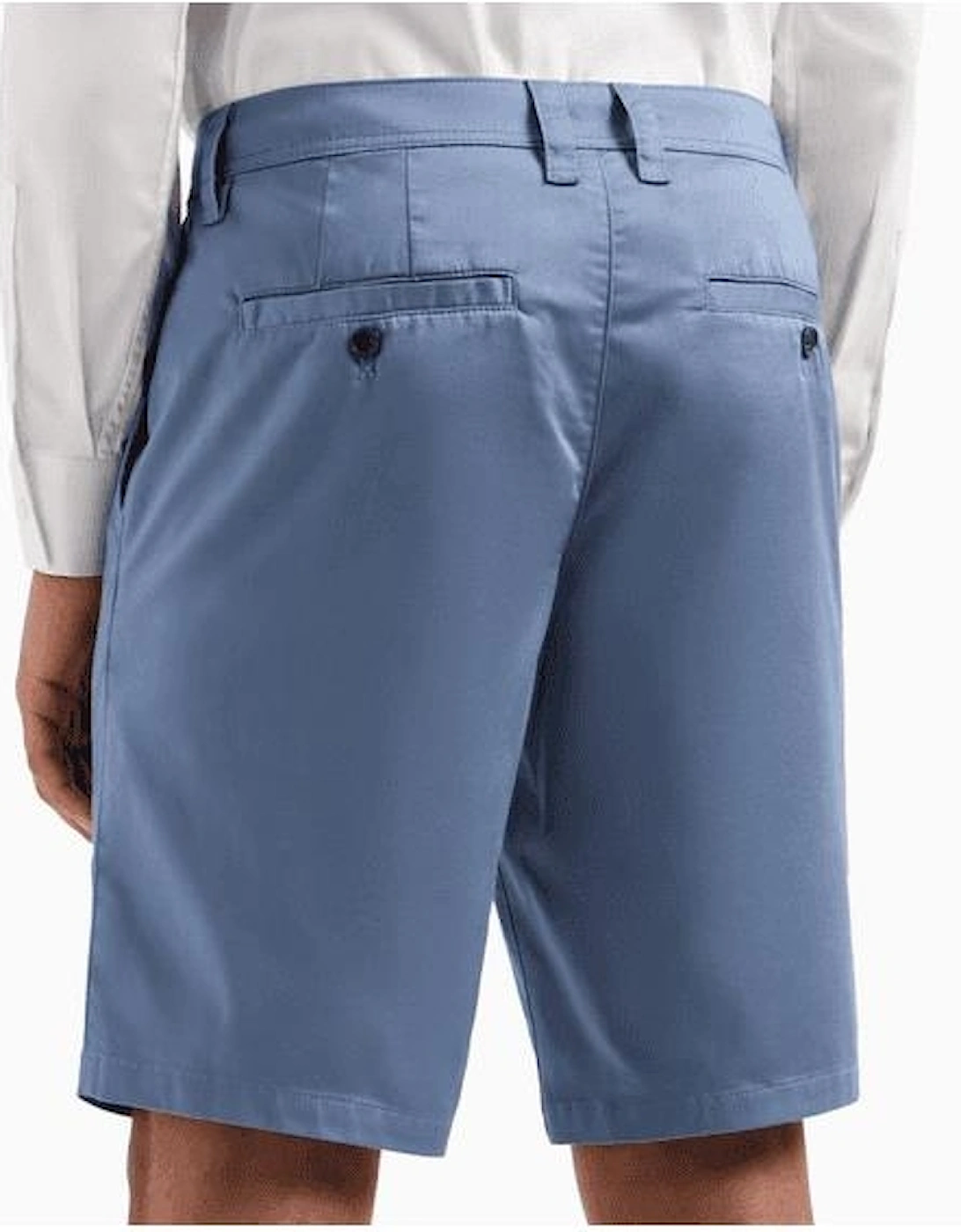 Cotton Blue Chino Shorts