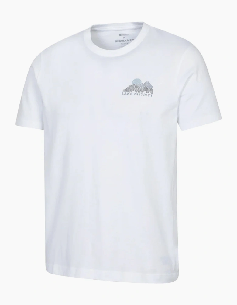 Mountain Warehouse Mens Lake District Chest Print T-Shirt