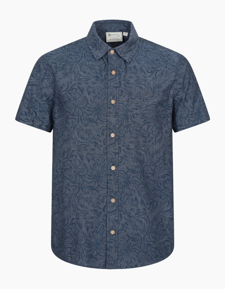 Mountain Warehouse Mens Tropical Patterned Short-Sleeved Shirt