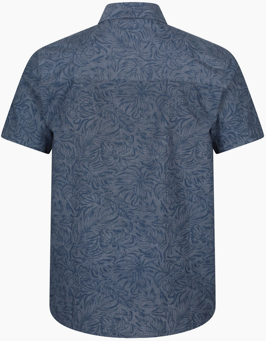 Mountain Warehouse Mens Tropical Patterned Short-Sleeved Shirt