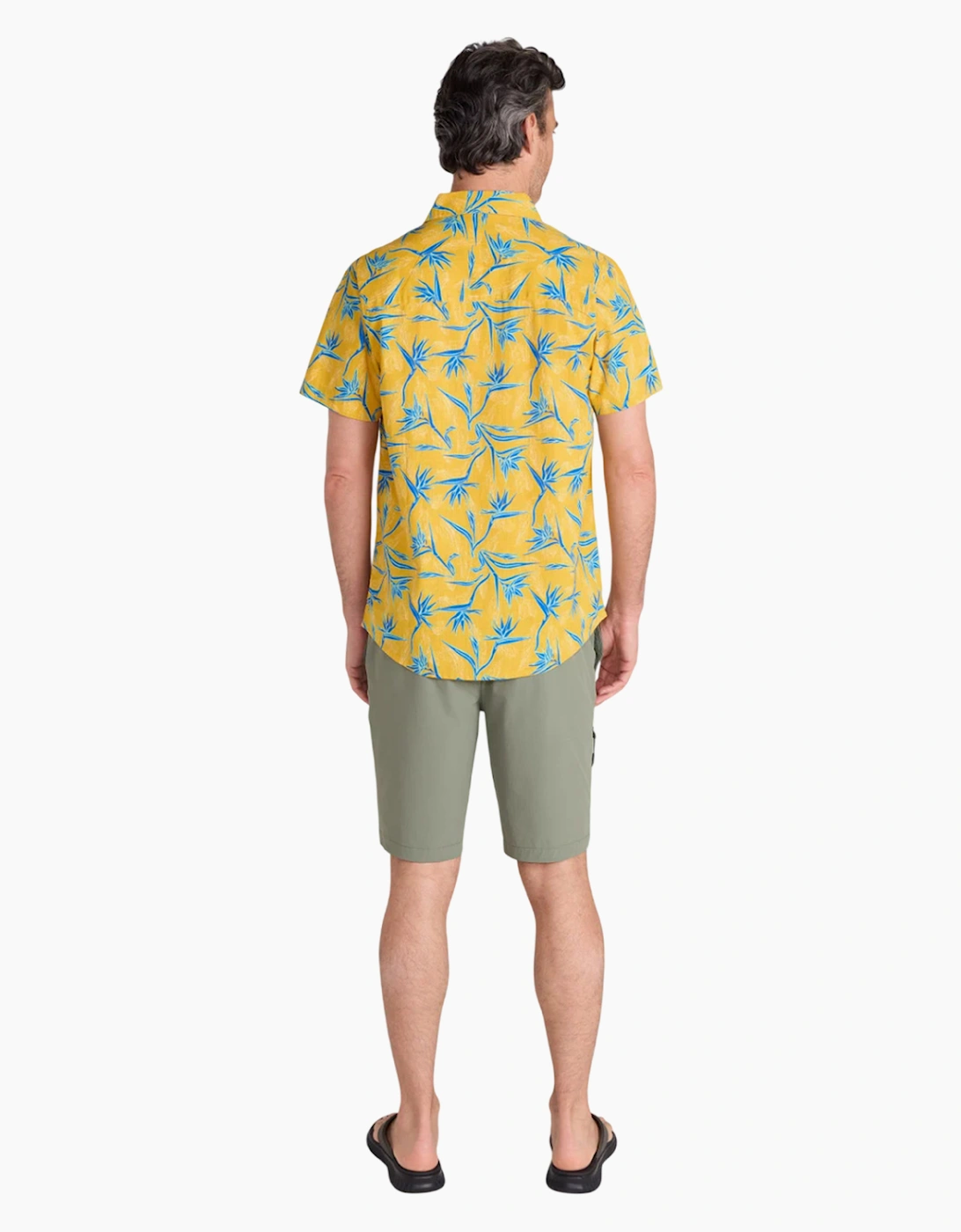 Mountain Warehouse Mens Tropical Tree Branch Short-Sleeved Shirt