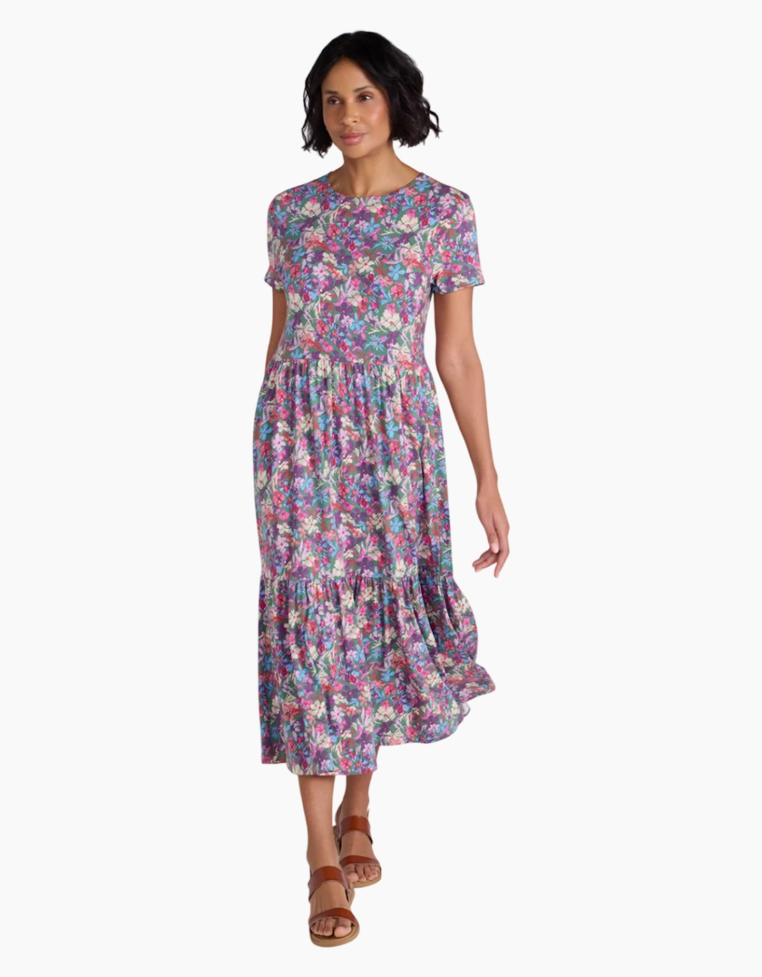 Mountain Warehouse Womens/Ladies Sardinia Floral UV Tiered Dress