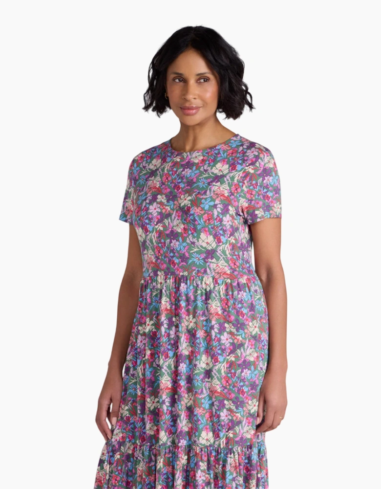 Mountain Warehouse Womens/Ladies Sardinia Floral UV Tiered Dress
