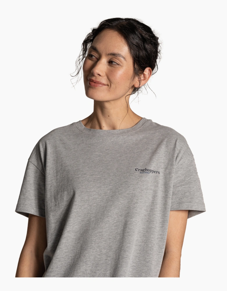 Craghoppers Womens/Ladies Yago Landscape Back Print Short-Sleeved T-Shirt