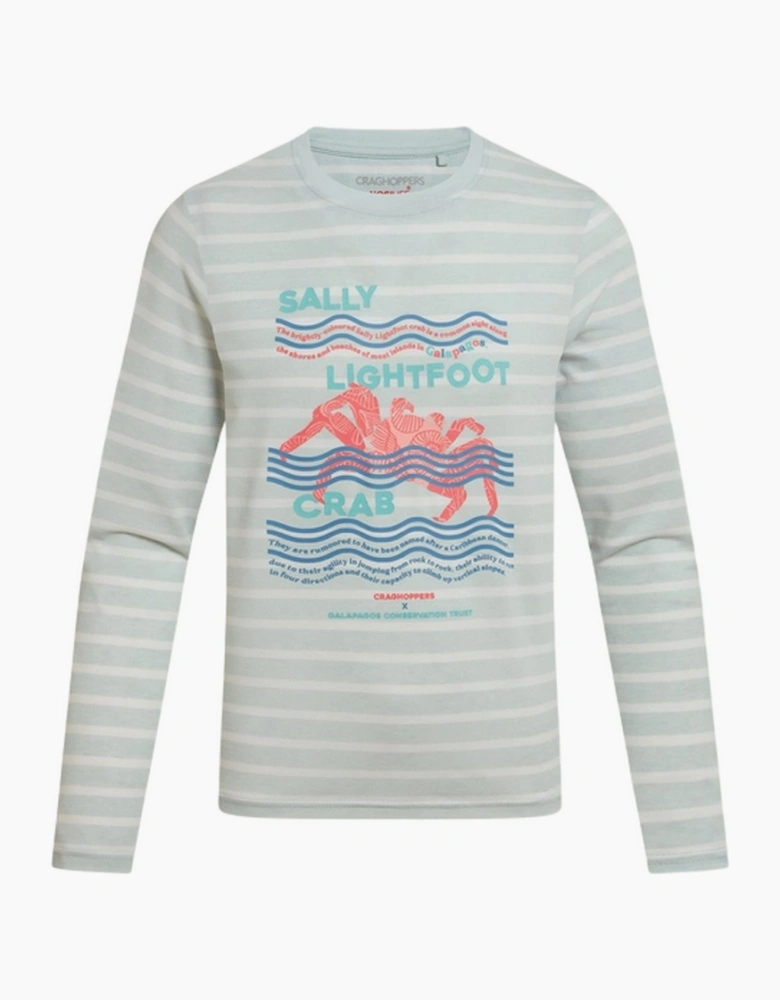 Craghoppers Childrens/Kids Crab Nosilife Stripes Long-Sleeved T-Shirt