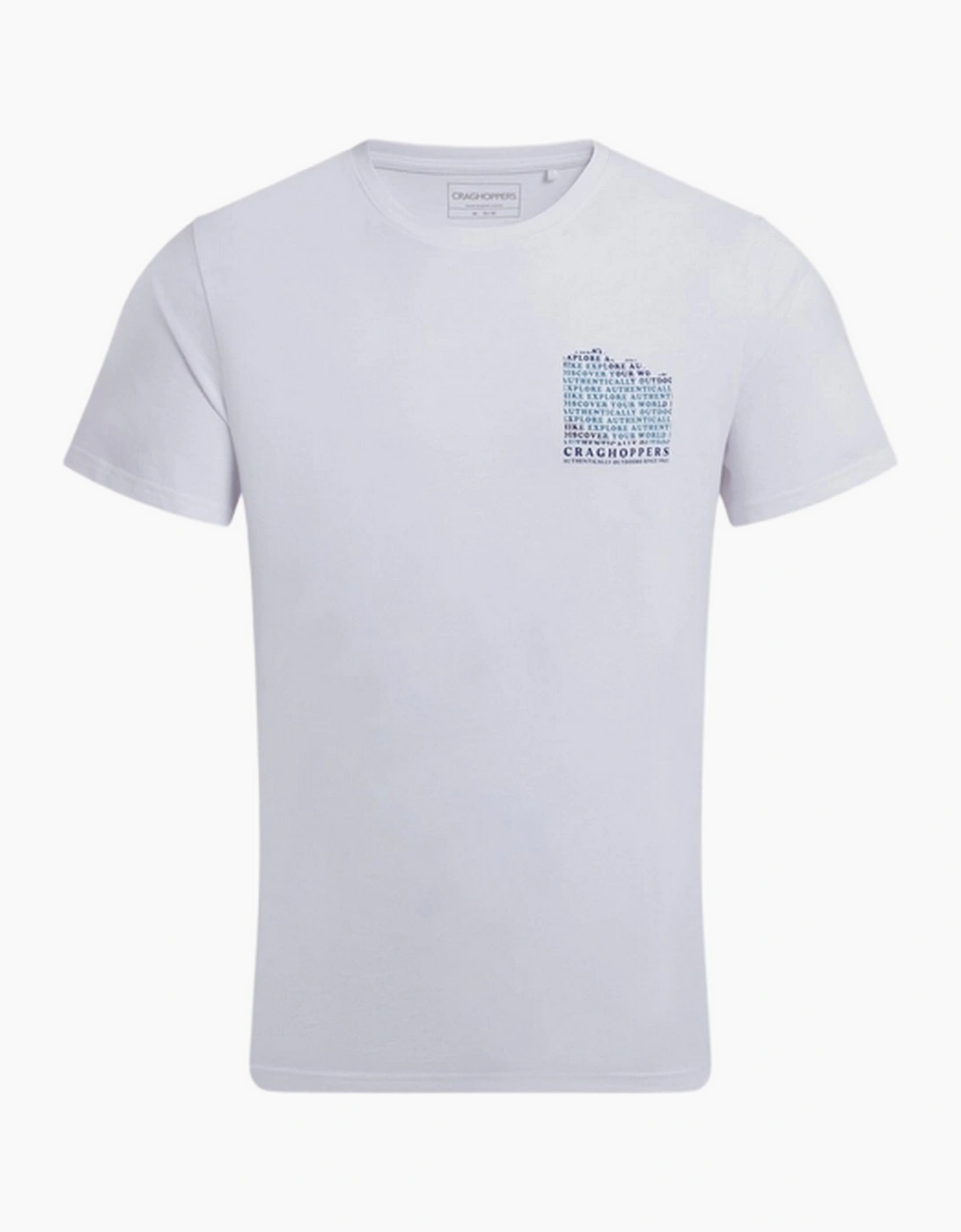 Craghoppers Mens Lucent II Mountain Back Print Short-Sleeved T-Shirt