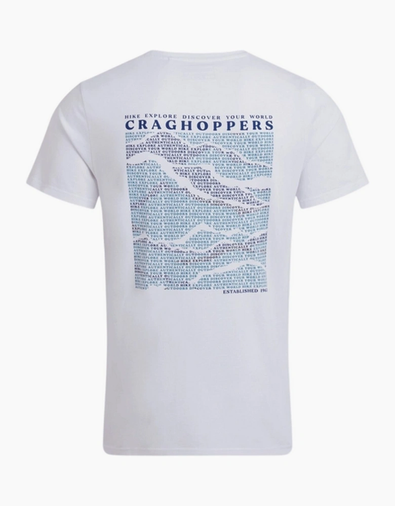 Craghoppers Mens Lucent II Mountain Back Print Short-Sleeved T-Shirt