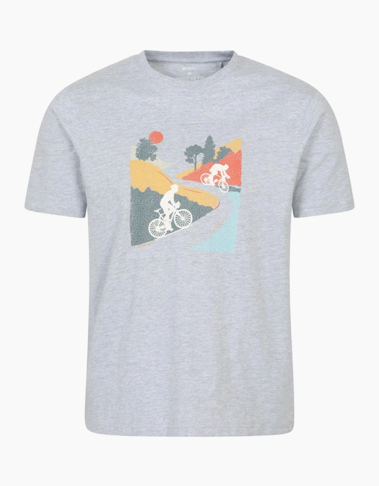 Mountain Warehouse Unisex Adult Mountain Bike Cotton T-Shirt