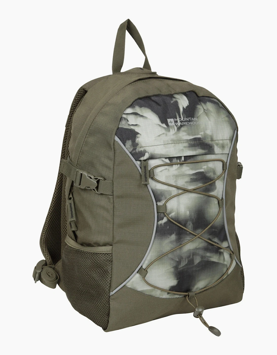Mountain Warehouse Women's Green Bolt Patterned 18L Backpack - Size: One Size