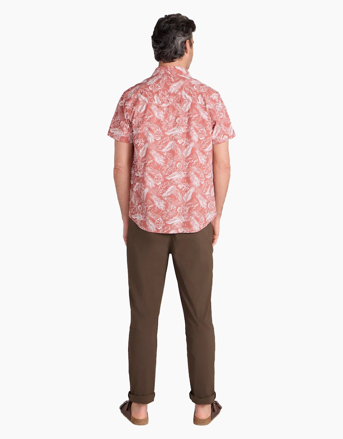 Mountain Warehouse Mens Tropical Leaves Short-Sleeved Shirt