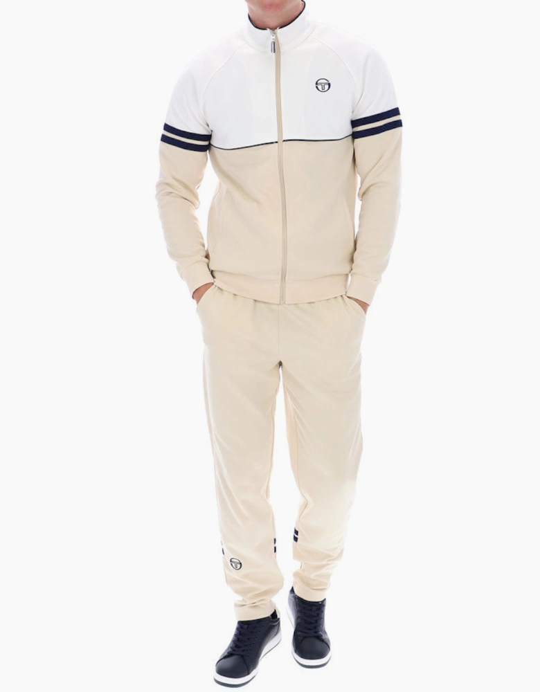 Sergio Tacchini Orion Track Pant Joggers - Sandshell/Maritime Blue