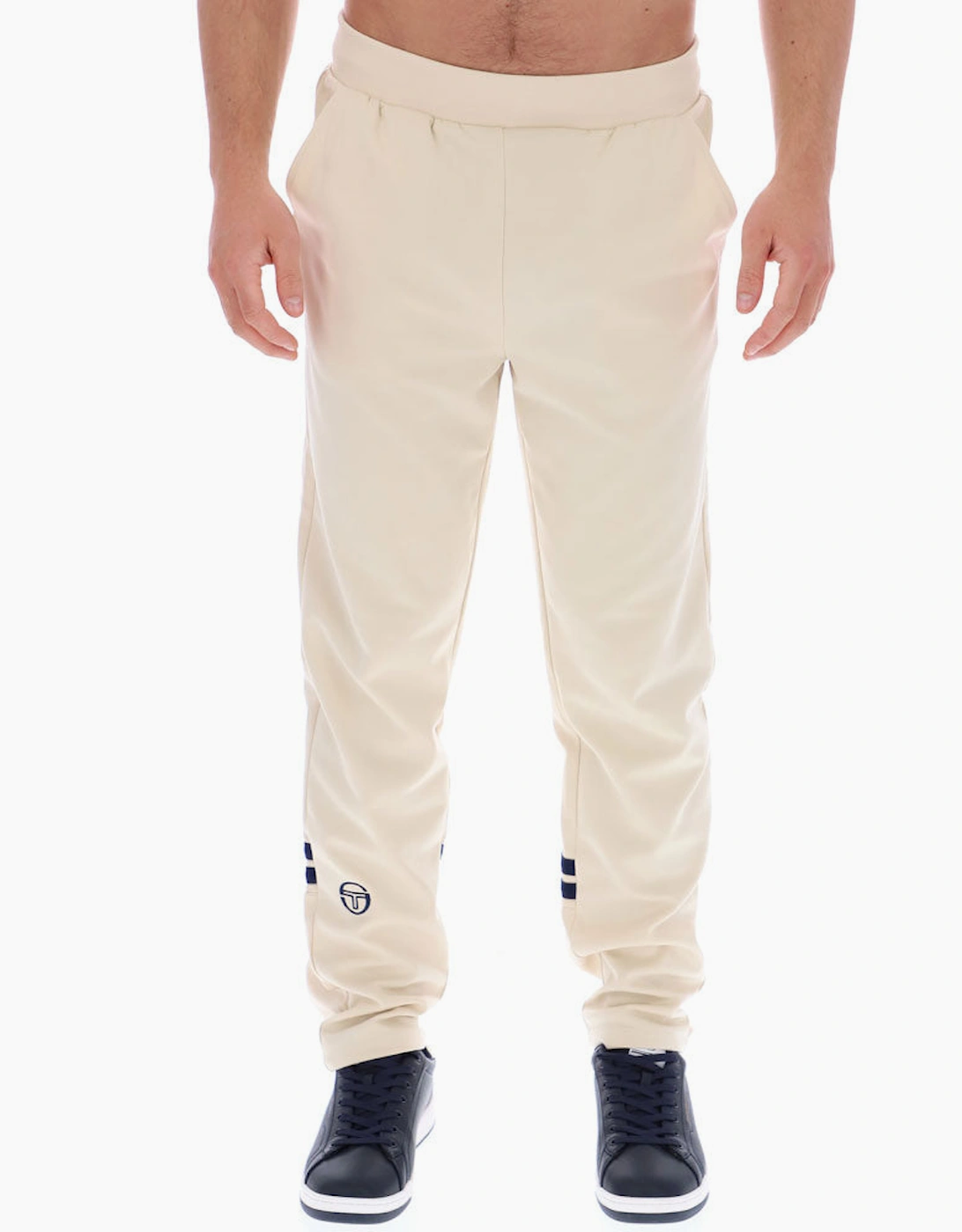 Sergio Tacchini Orion Track Pant Joggers - Sandshell/Maritime Blue