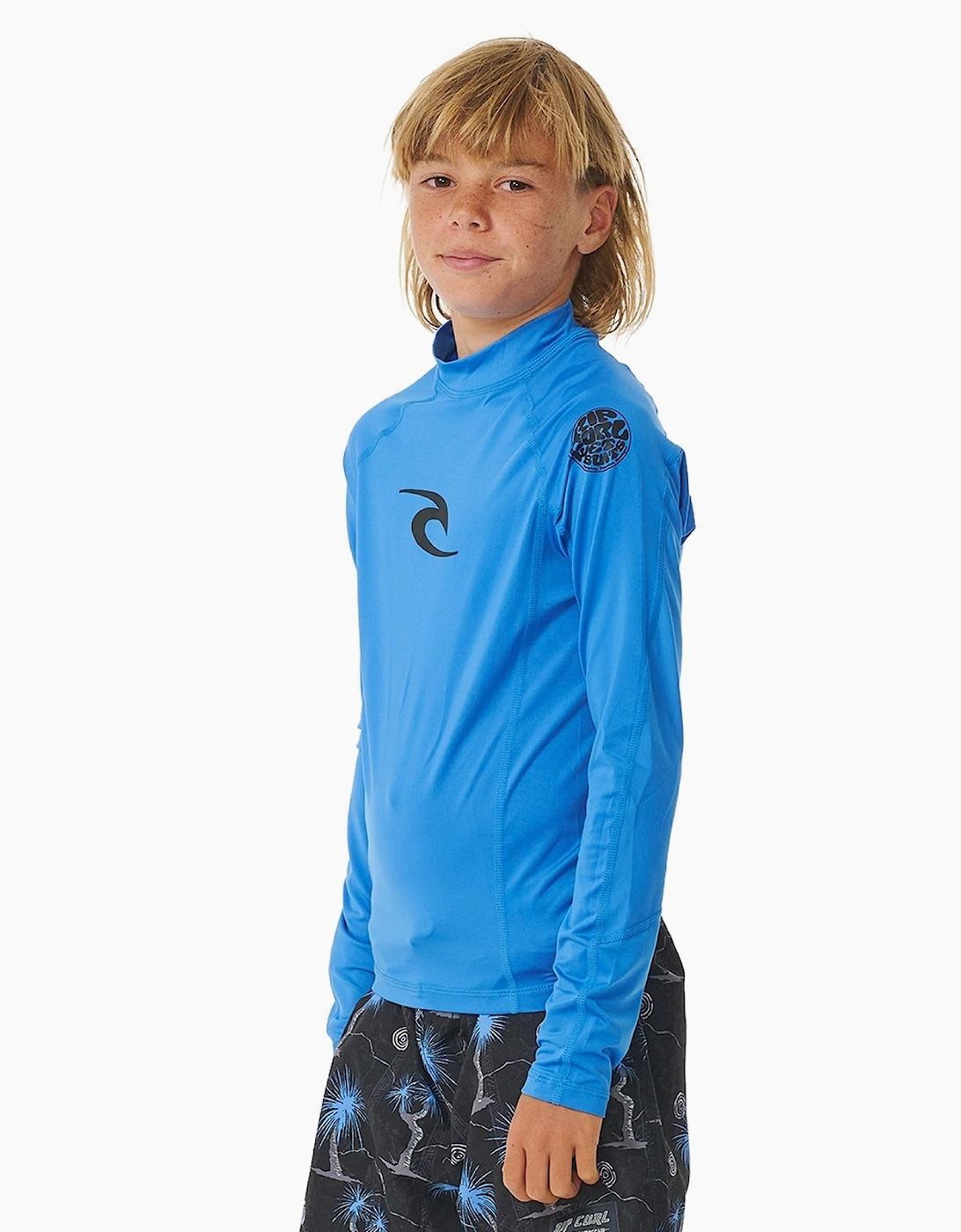 Rip Curl Kids Waves UPF Long Sleeve Rash Vest, 2 of 1
