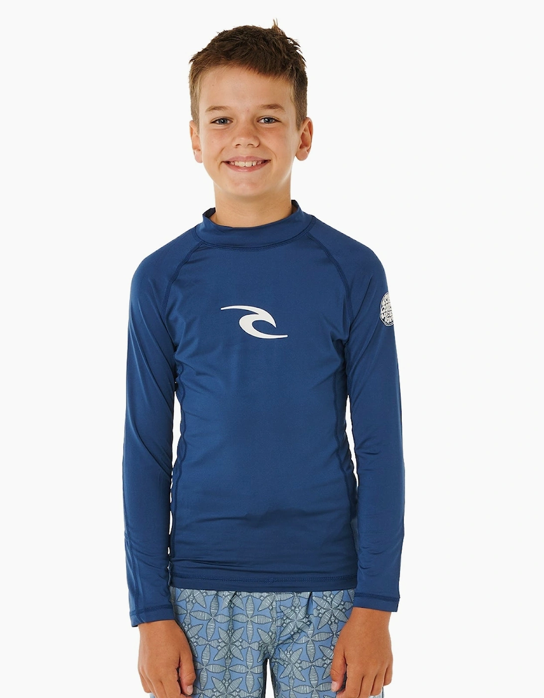 Rip Curl Kids Waves UPF Long Sleeve Rash Vest, 2 of 1
