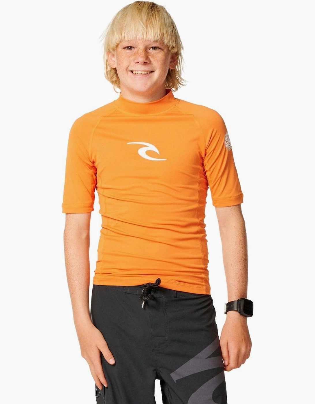 Rip Curl Kids Waves UPF Short Sleeve Rash Vest
