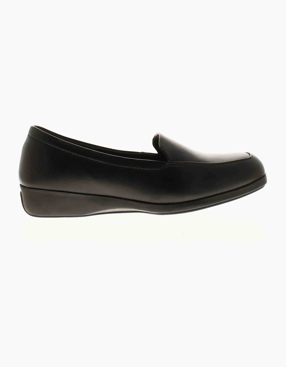 Ever So Soft Womens Comfort Loafer Sigh Slip On black UK Size