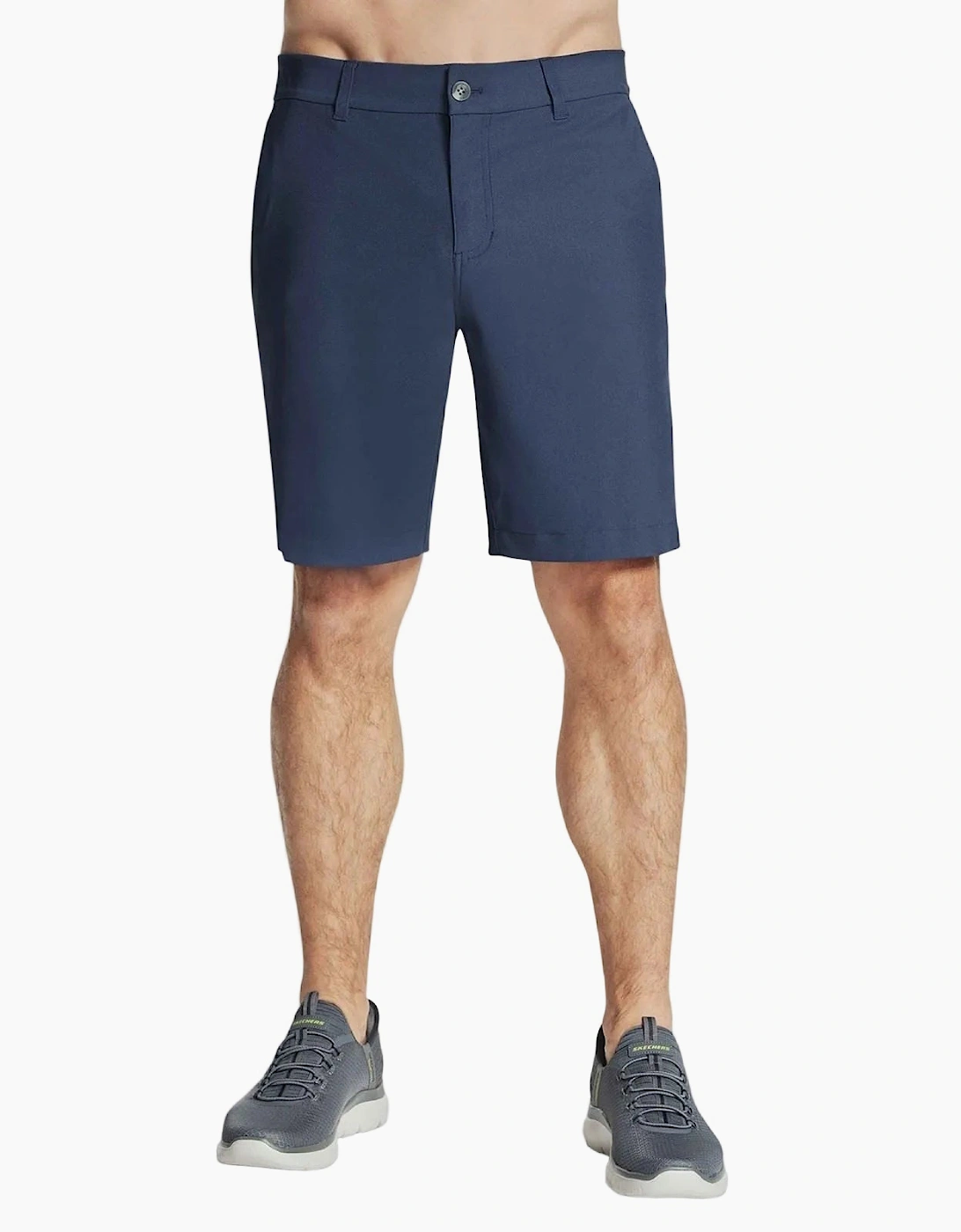 Skechers Premium Everywhere 9 Inch Polyester Men's Grey Knee-Length Shorts, 4 of 3