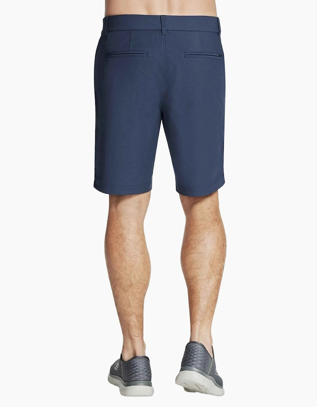 Skechers Premium Everywhere 9 Inch Polyester Men's Grey Knee-Length Shorts