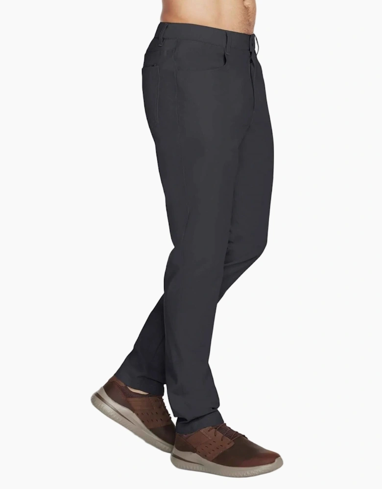 Skechers GO WALK Premium 5 Pocket Polyester Men's Black Chino Pants