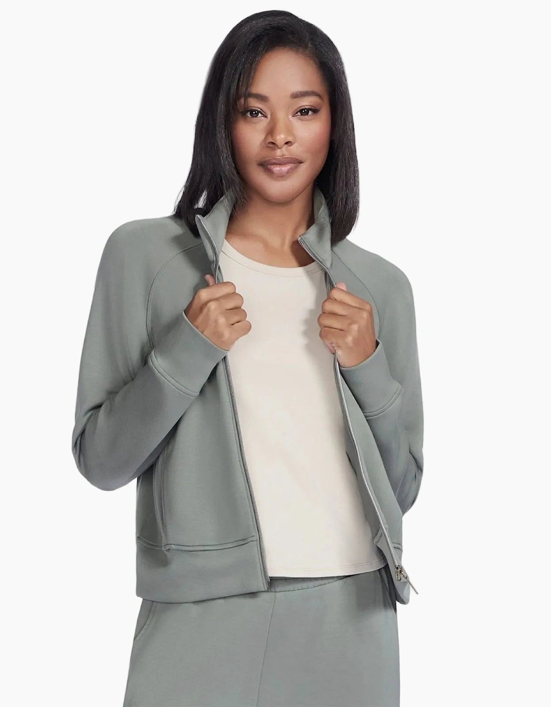 Skechers Skechluxe Elevate Women's Taupe Jacket