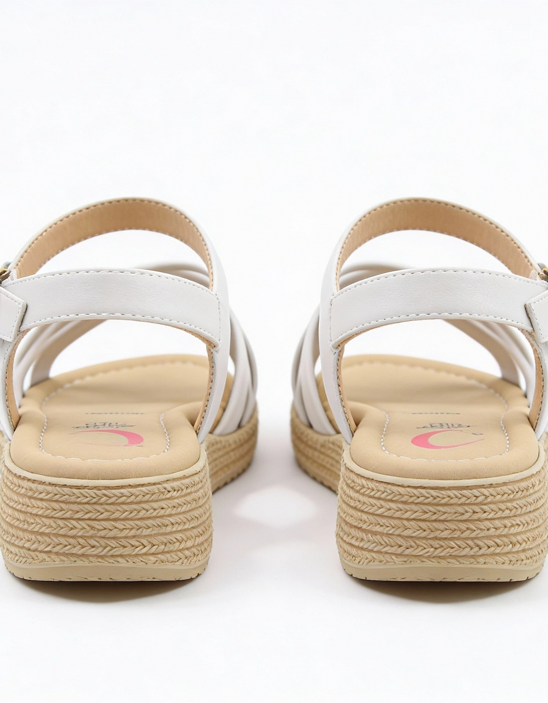 Heavenly Feet SYMPHONY Womens Ankle Strap Sandals Stone