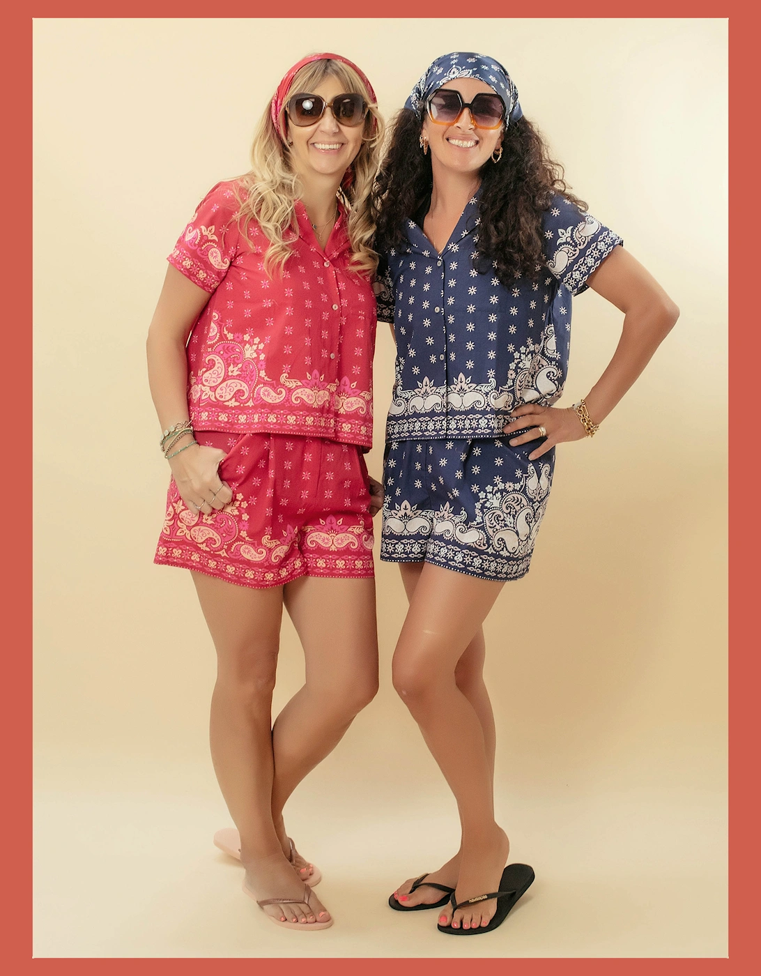 Arizona Paisley Print Cotton Shirt - Navy Mix
