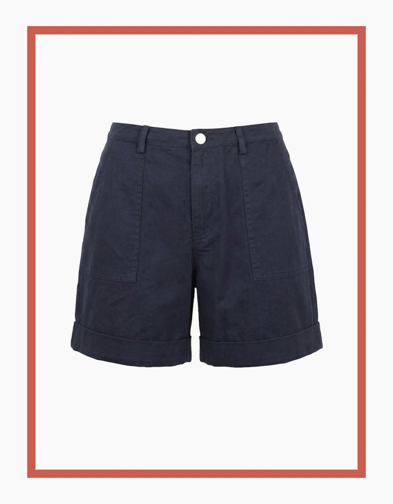 Carvell Cotton Summer Shorts - Navy