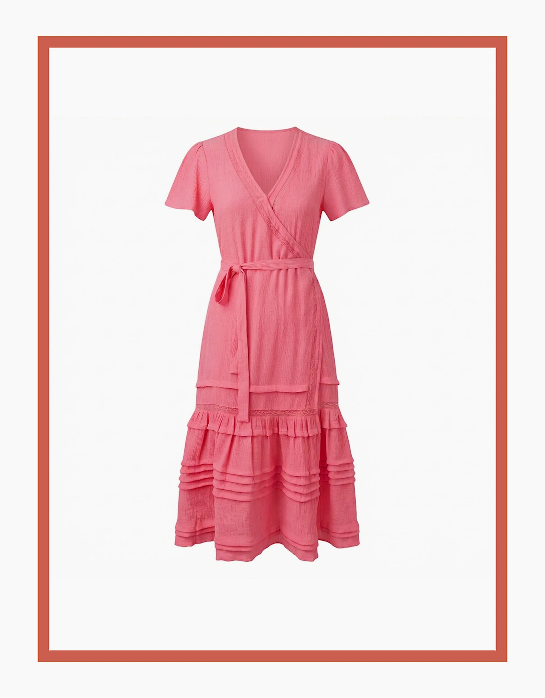 Bailey Maxi Wrap Dress - Bubblegum