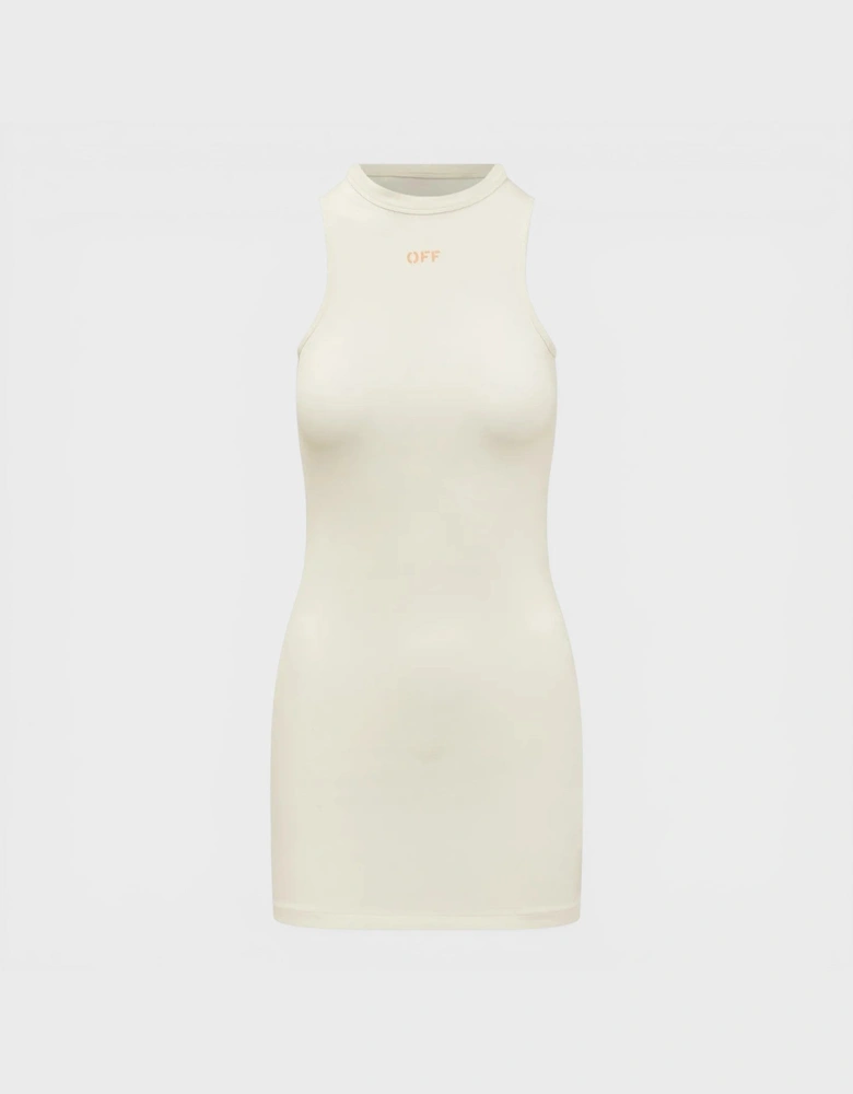 Sleek Rowing Dress Off White