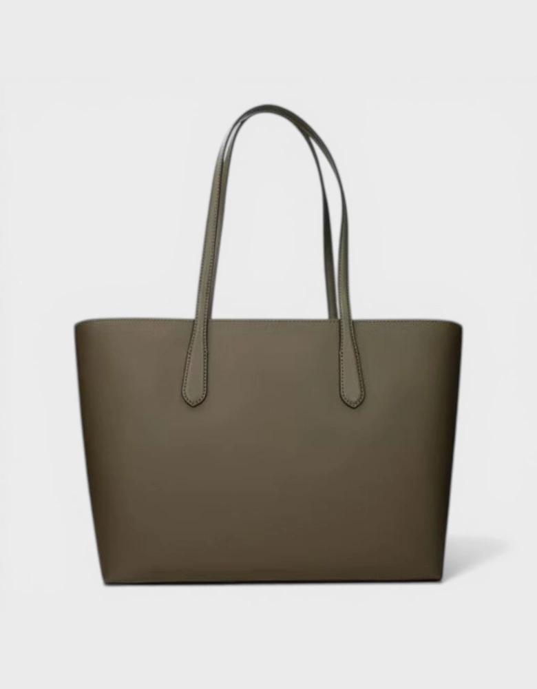 Zip Shopper Tote Bag Olive