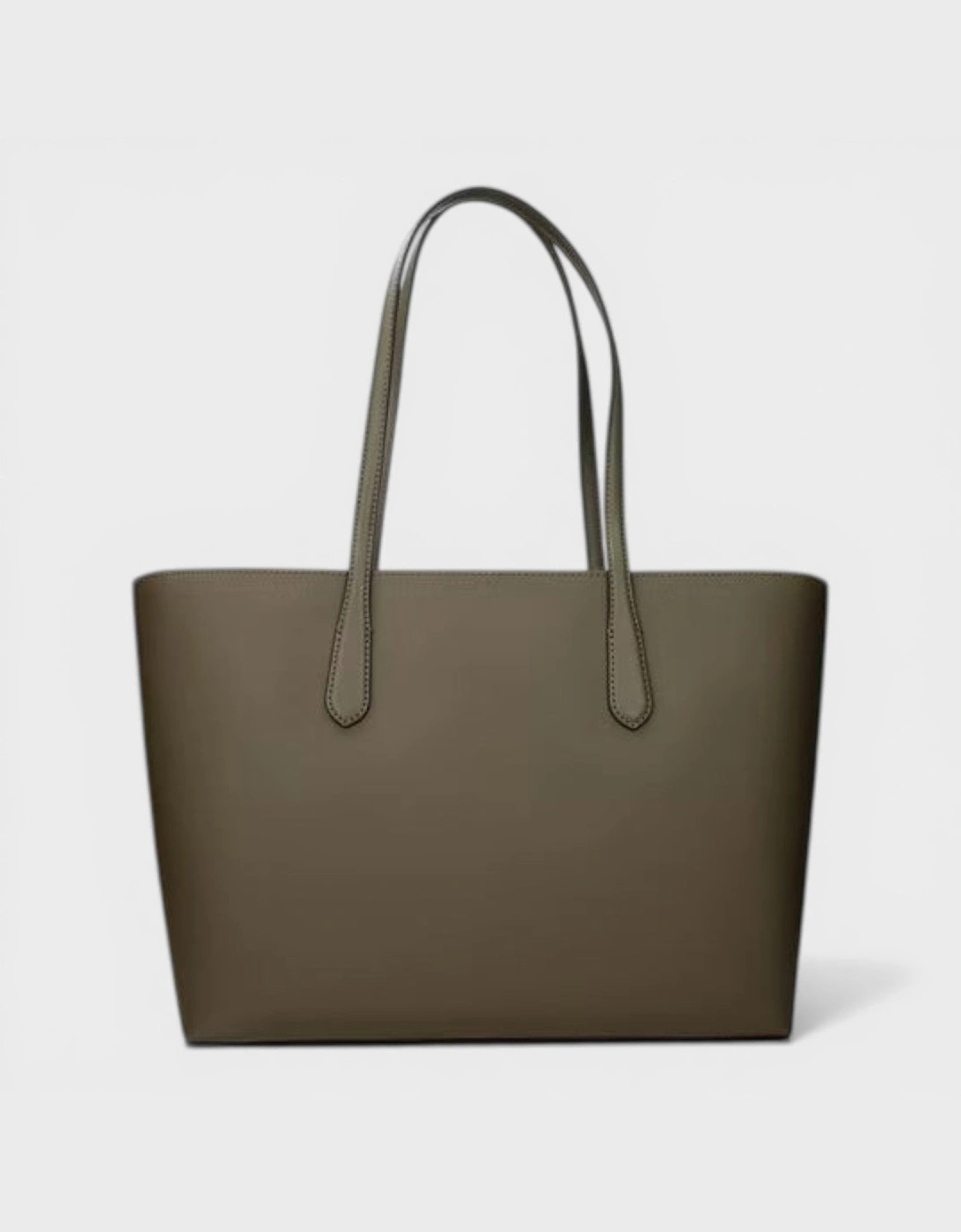 Zip Shopper Tote Bag Olive