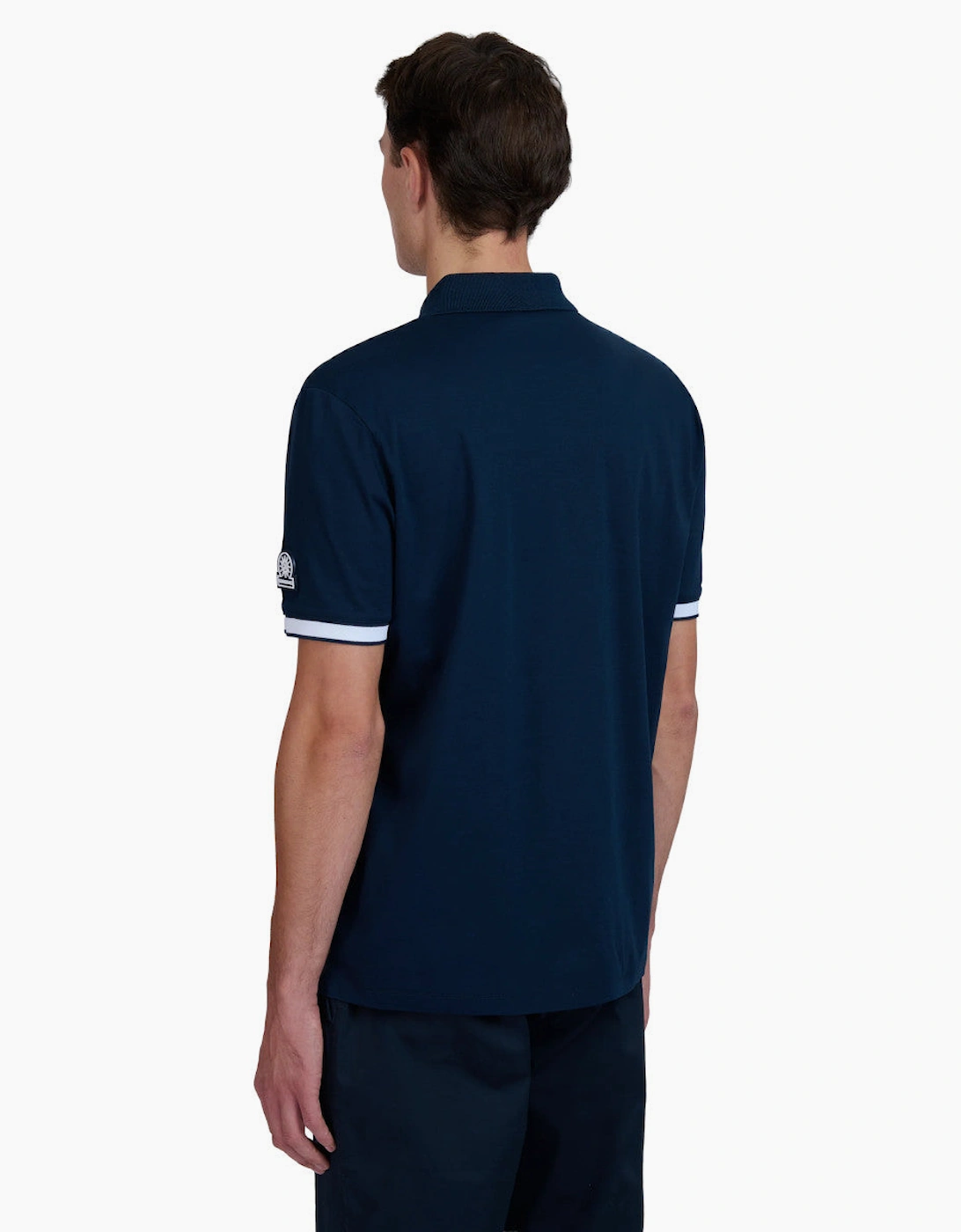 Sandbanks Silicone Zip Polo S1-26 Navy
