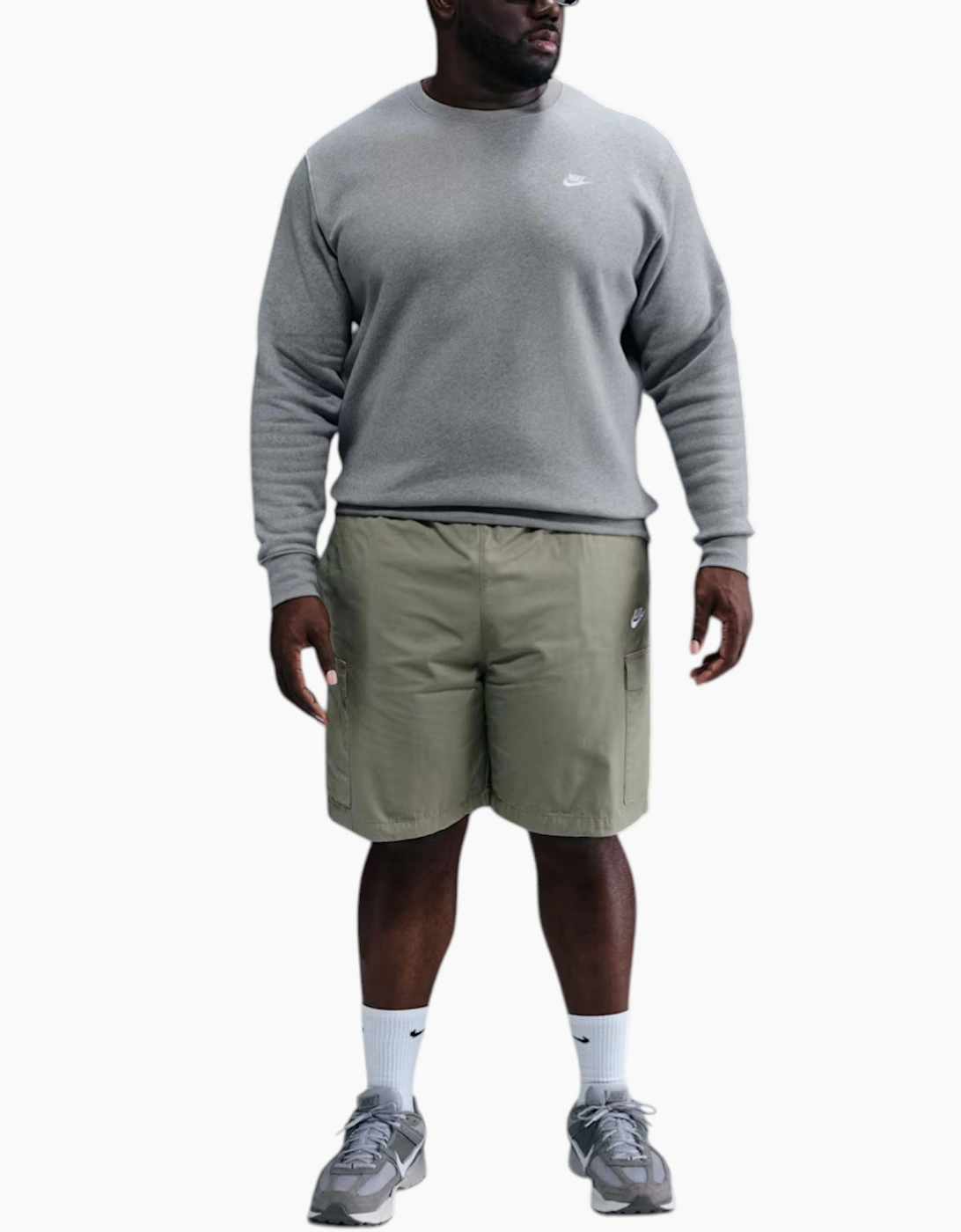Nike Club Men's FN3886 Fleece Crew Sweatshirt Pullover