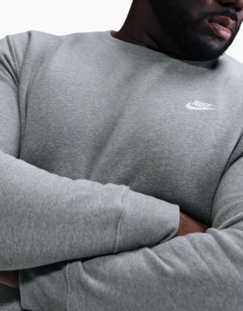 Nike Club Men's FN3886 Fleece Crew Sweatshirt Pullover