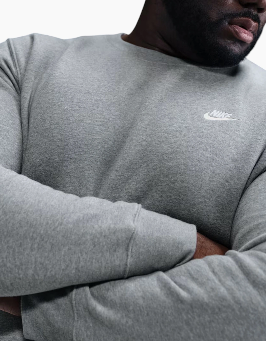 Nike Club Men's FN3886 Fleece Crew Sweatshirt Pullover
