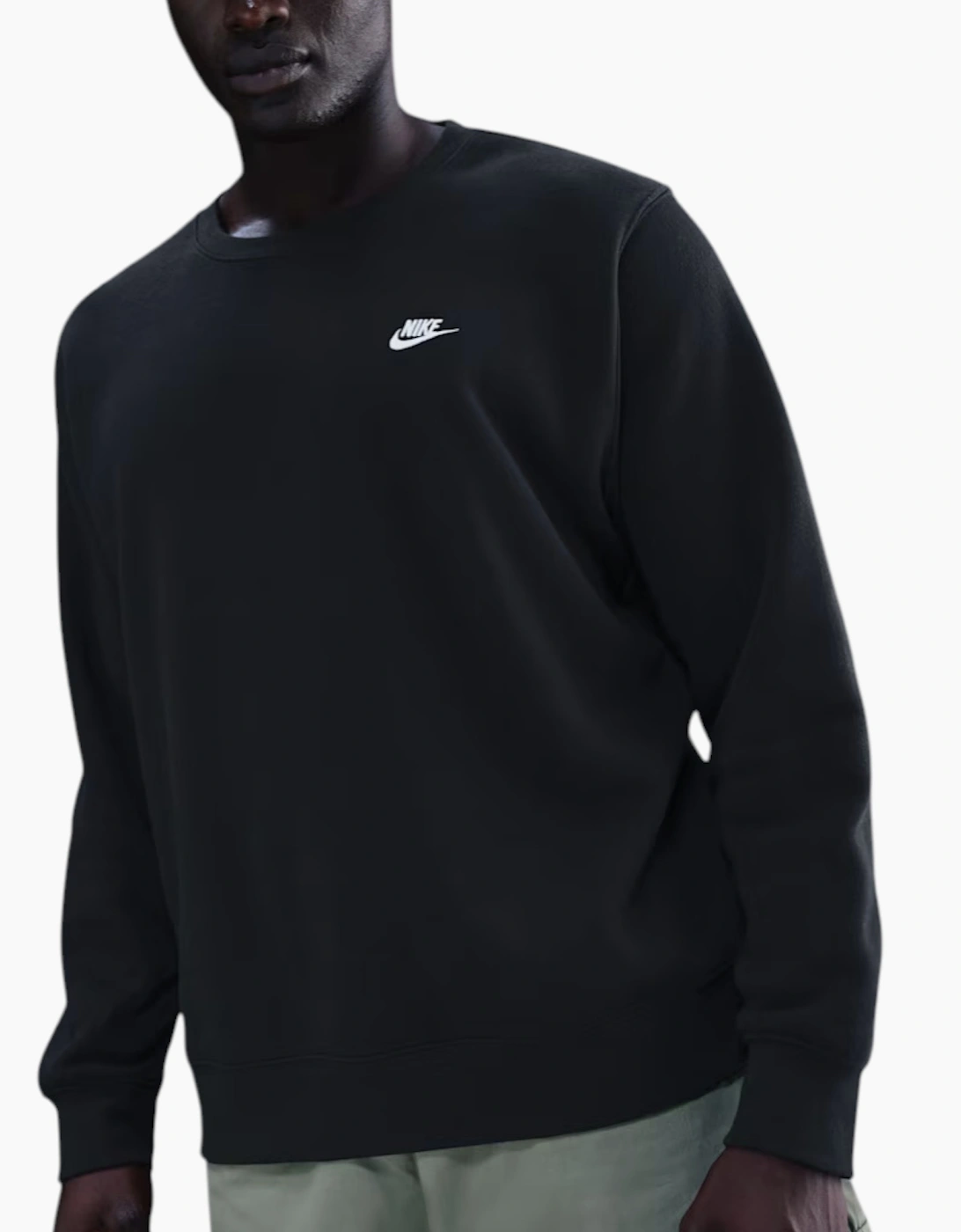 Nike Club Men's FN3886 Fleece Crew Sweatshirt Pullover