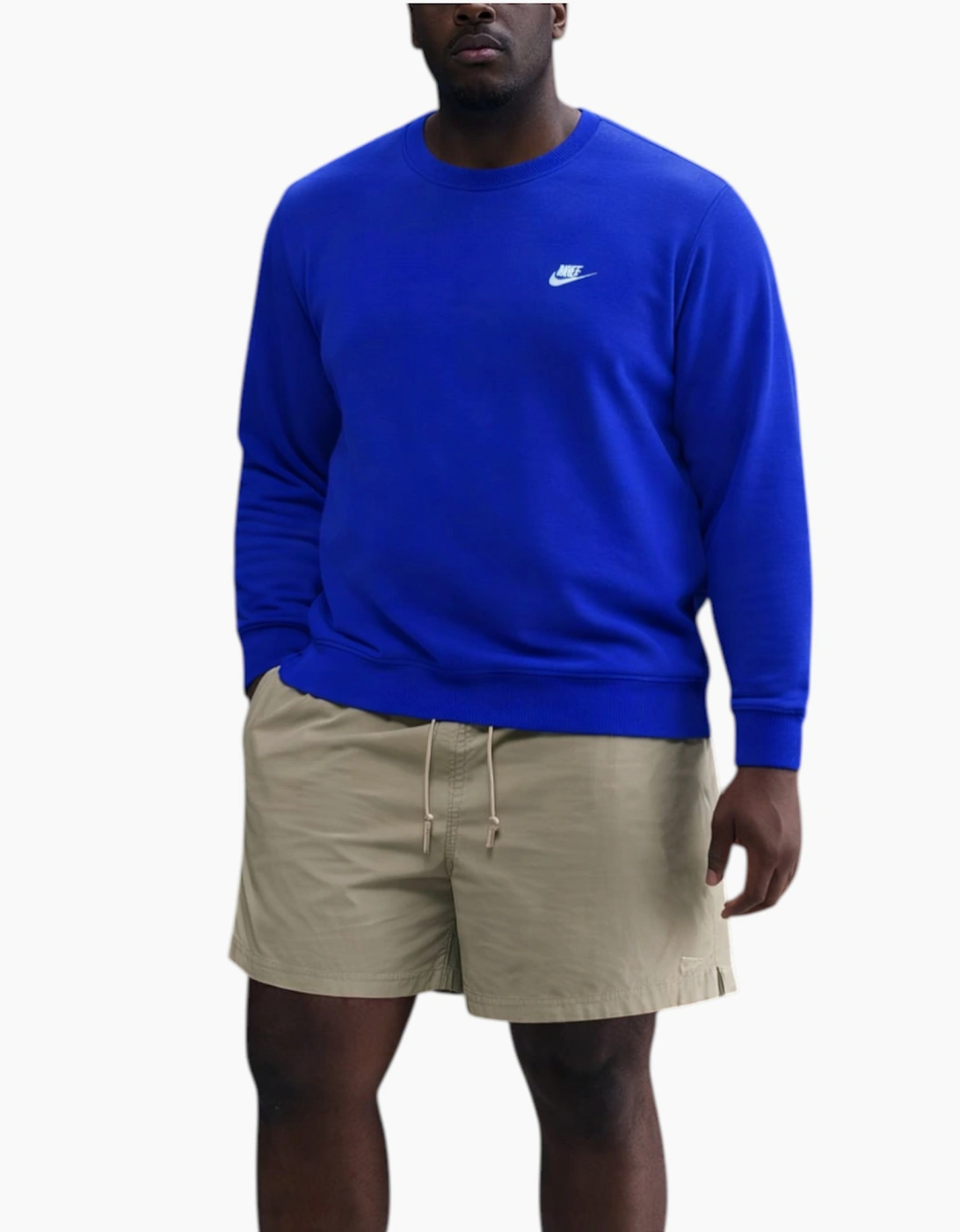 Nike Club Men's FN3886 Fleece Crew Sweatshirt Pullover