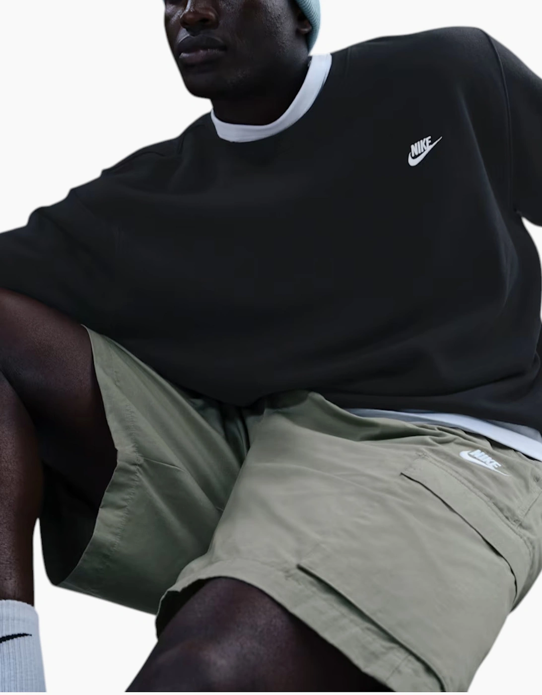 Nike Club Men's FN3886 Fleece Crew Sweatshirt Pullover