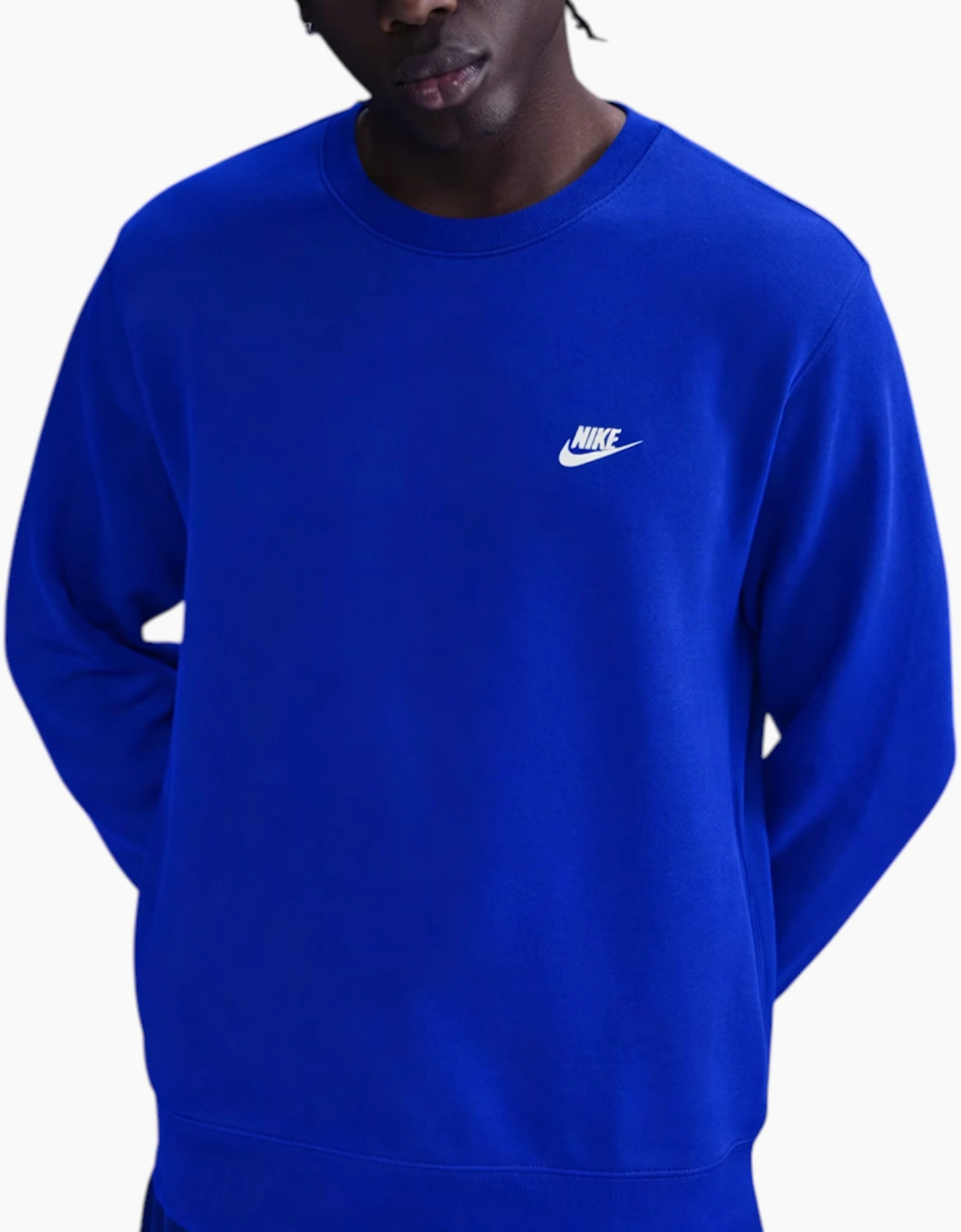 Nike Club Men's FN3886 Fleece Crew Sweatshirt Pullover