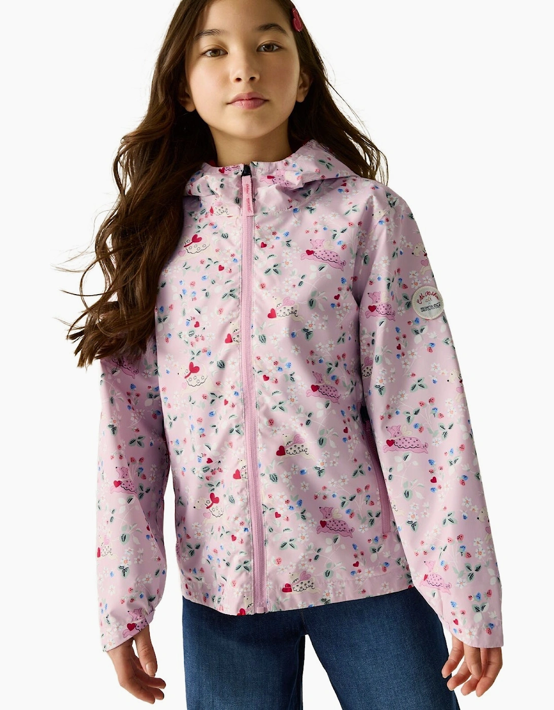 Regatta Girls Pink  Cath Ton Waterproof Jacket - Size 15 Years/16 Years Kids
