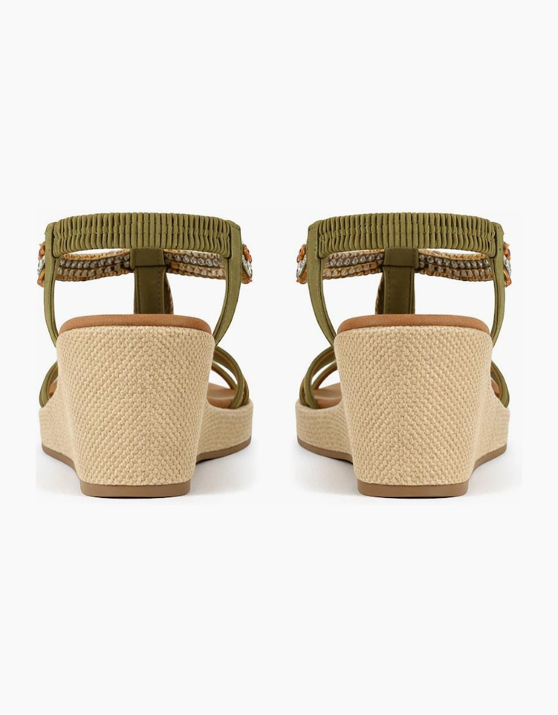 Cipriata GIOELA Womens Slingback Sandals Khaki