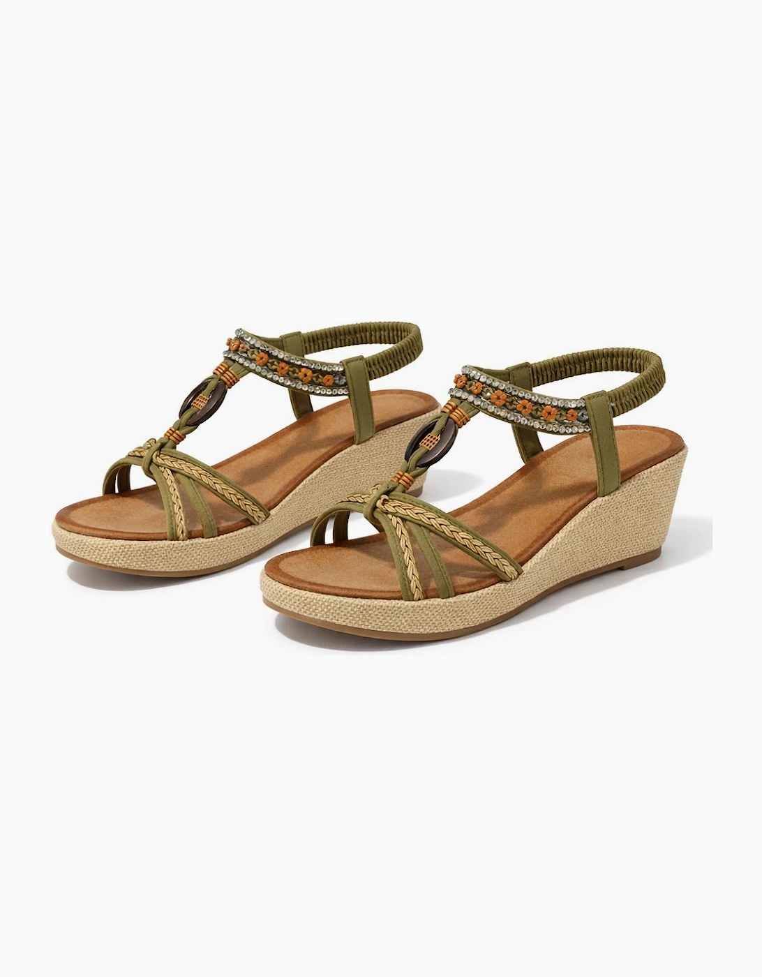 Cipriata GIOELA Womens Slingback Sandals Khaki