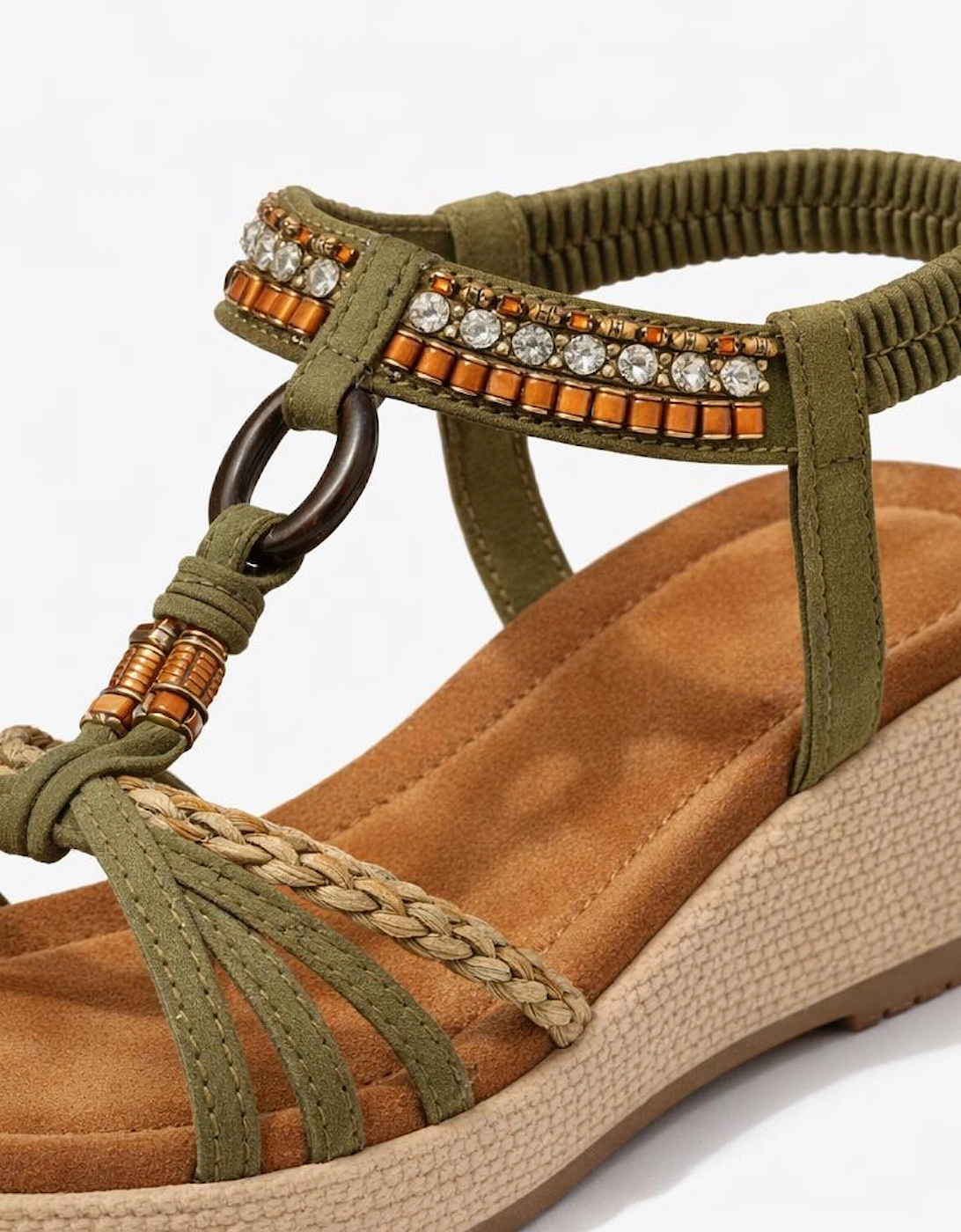 Cipriata GIOELA Womens Slingback Sandals Khaki
