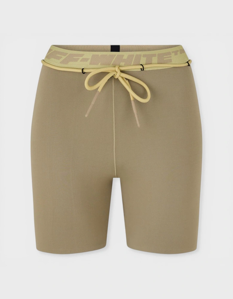 Athletic Shorts Band Logo Forest Green