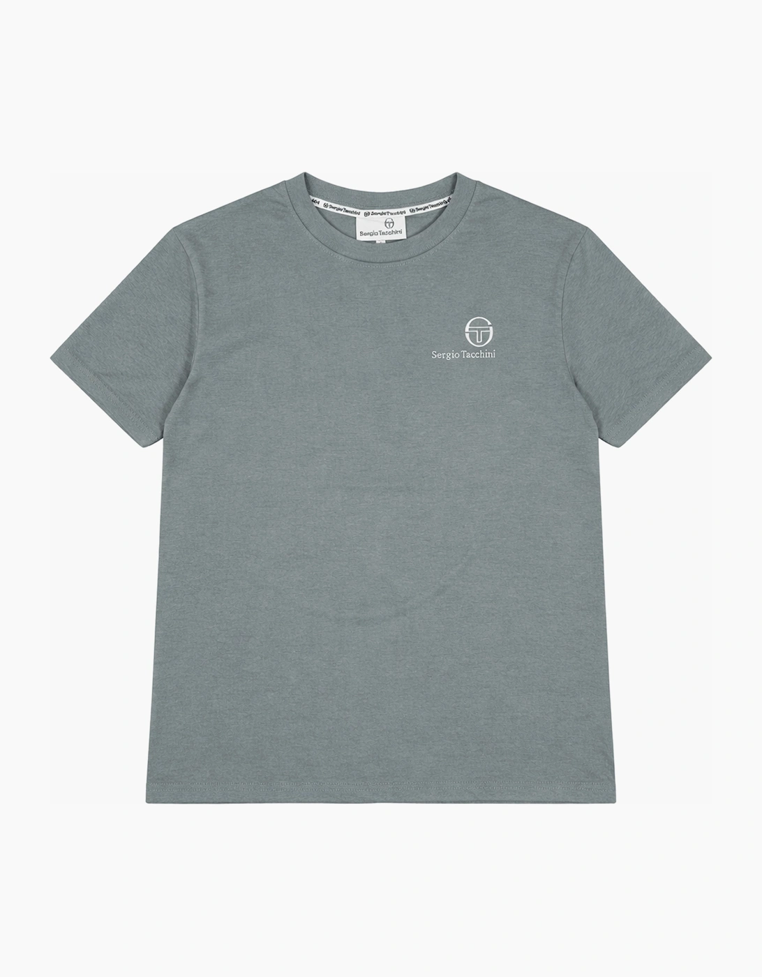 Sergio Tacchini Men's Grey Felton T-Shirt Lead  38 M