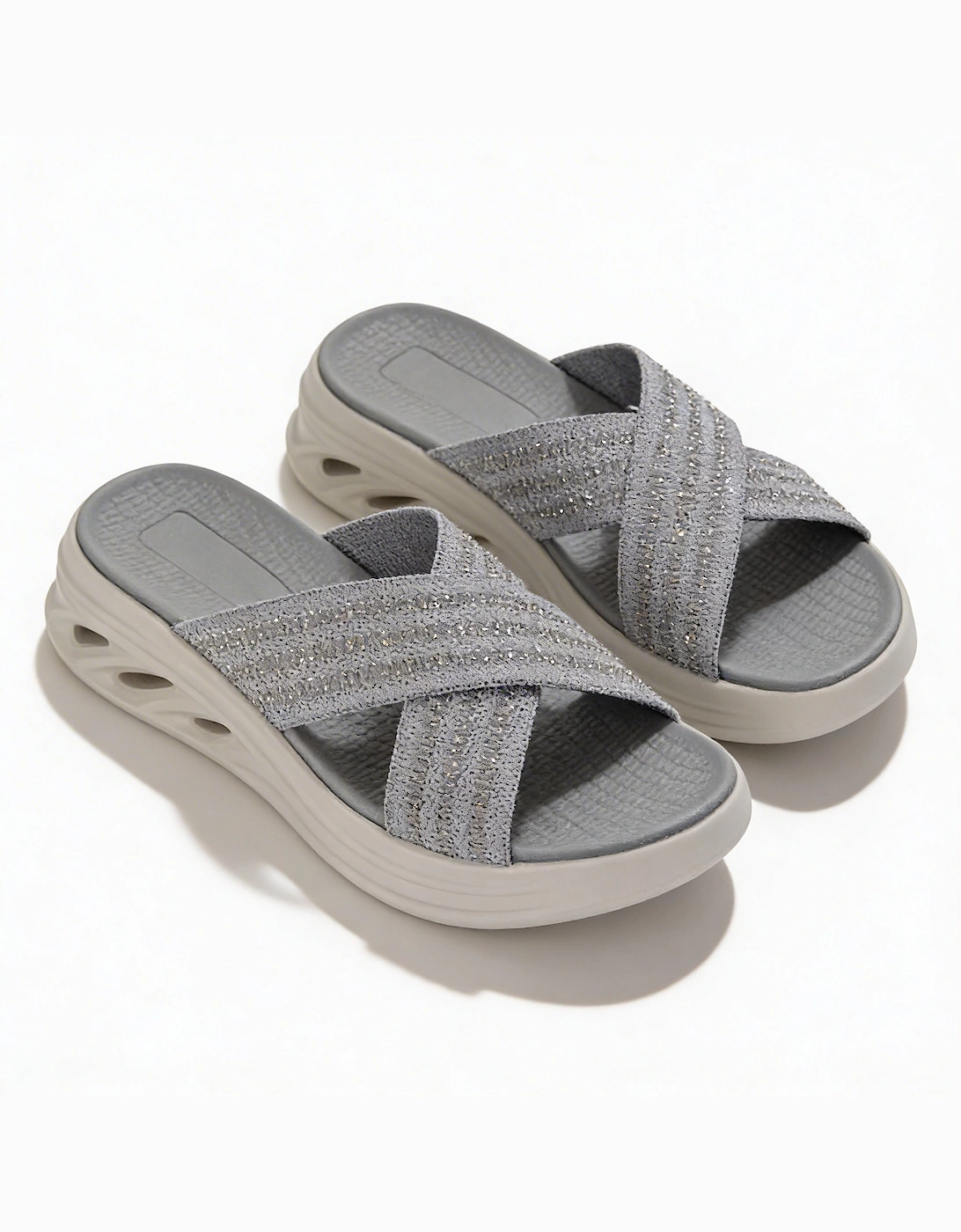 Cipriata ELINA Womens Mules Sandals Grey