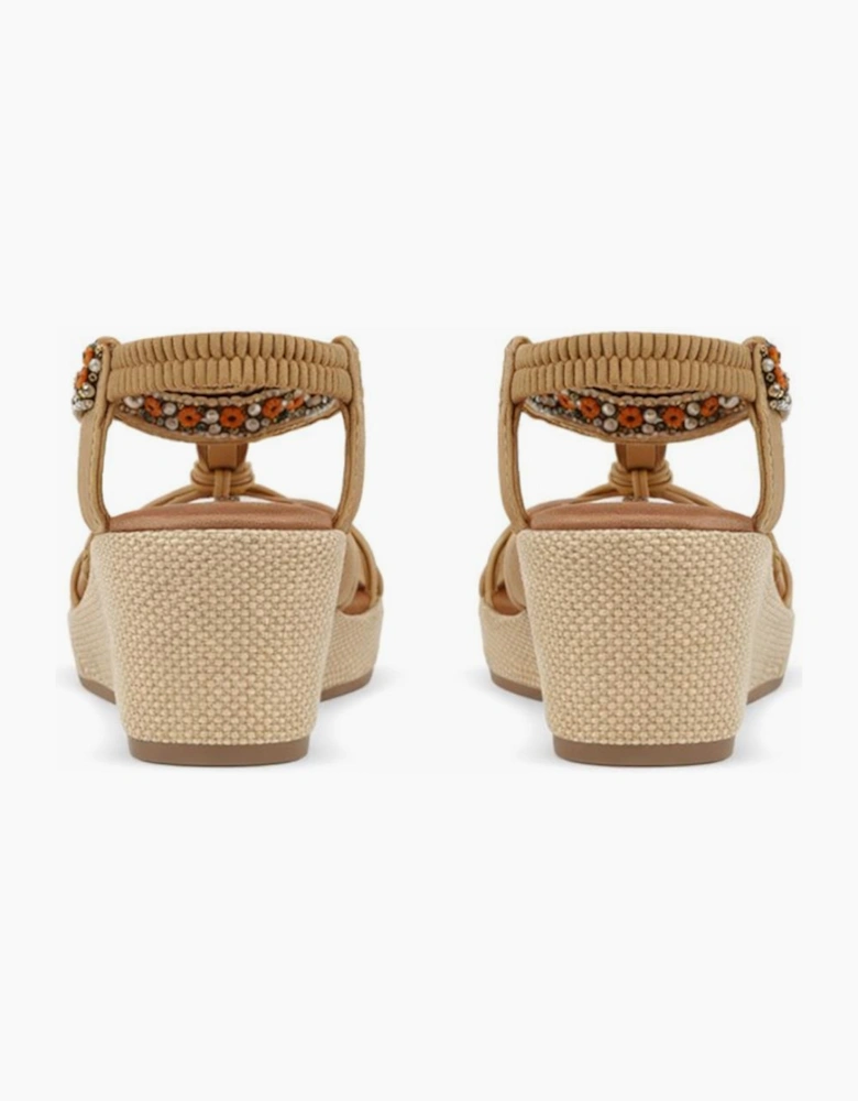 Cipriata GIOELA Womens Slingback Sandals Beige