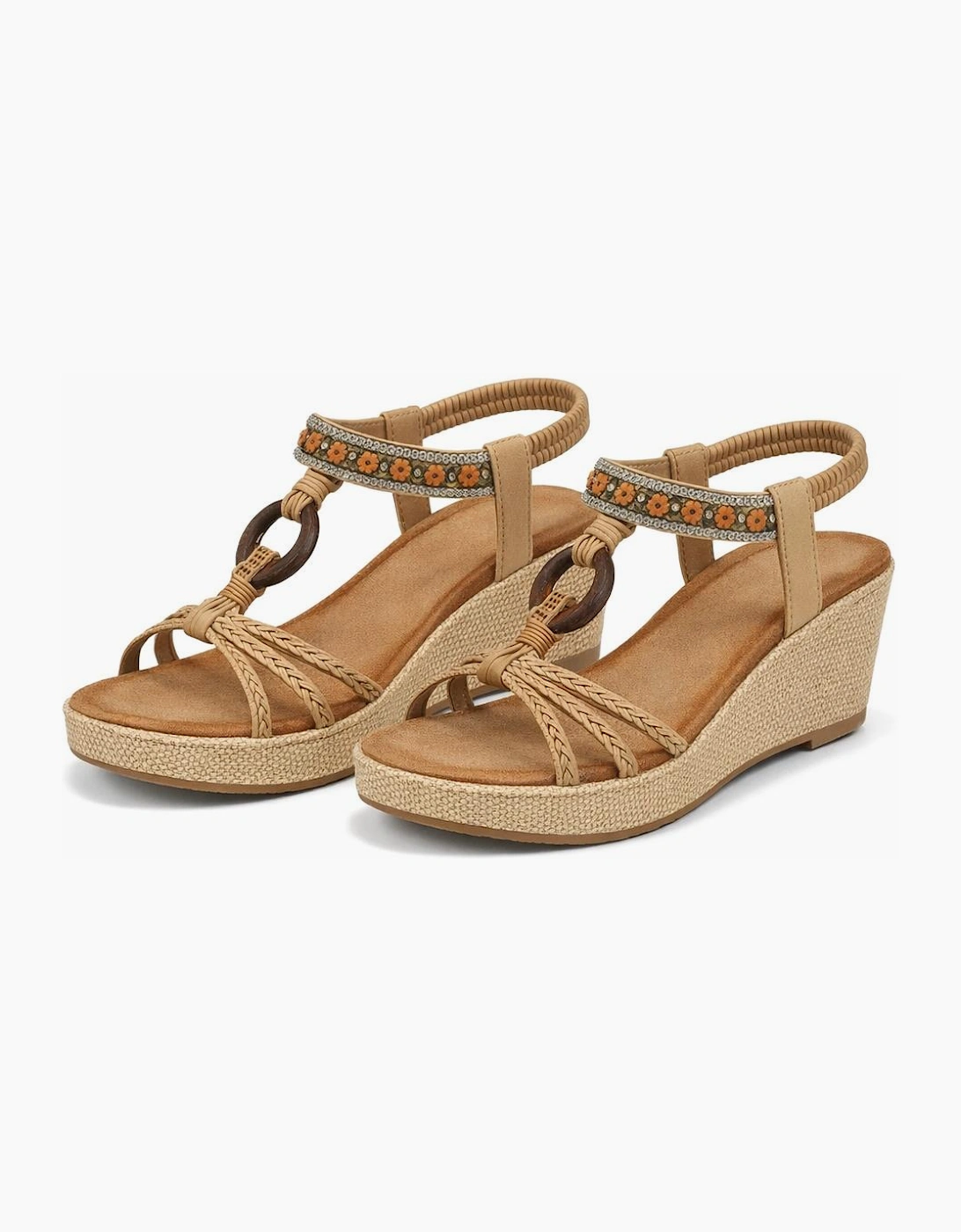 Cipriata GIOELA Womens Slingback Sandals Beige